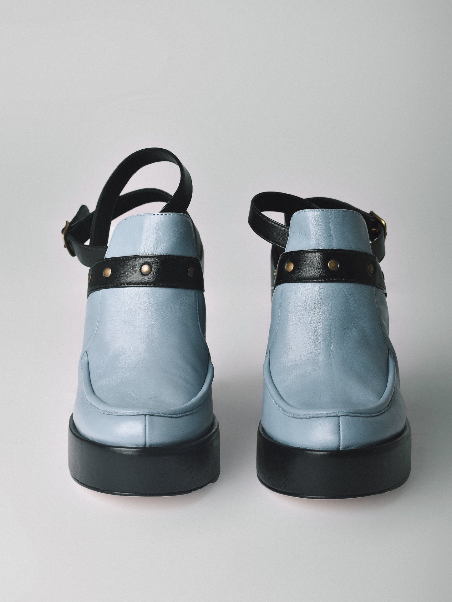 Mocassim Íris Salto Bloco Couro
