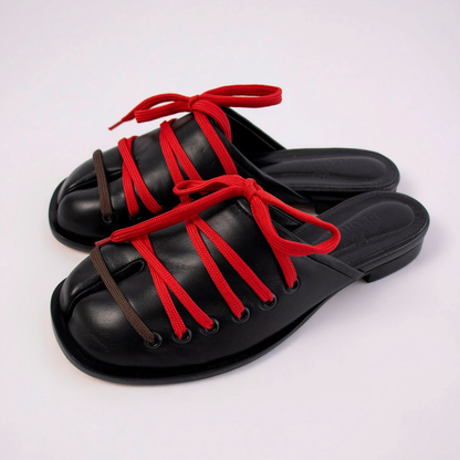 Mule Fenda Tabi Couro