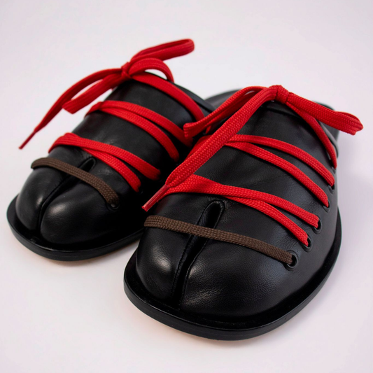 Mule Fenda Tabi Couro
